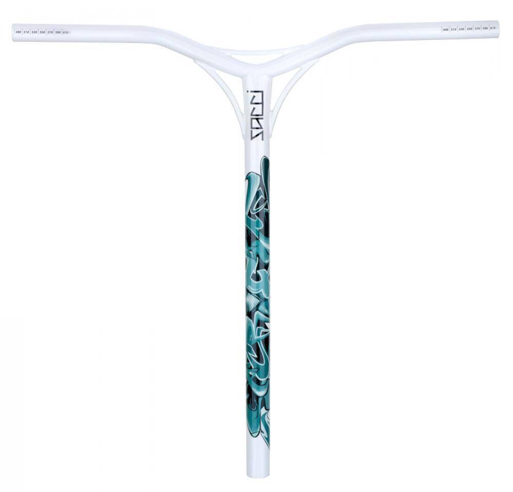 Sacrifice Sacci Scooter Bars - White Graffiti