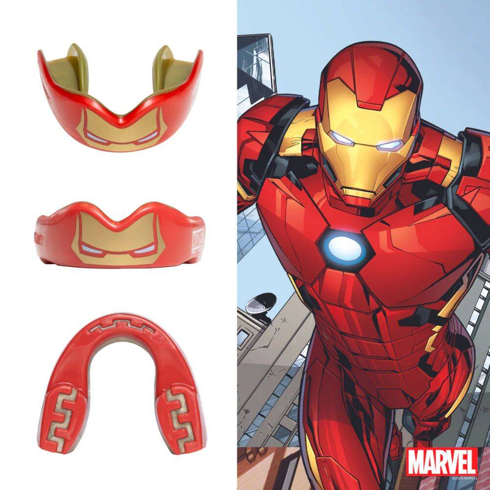 Safejawz Marvel Junior Mouth Guards - Iron-Man