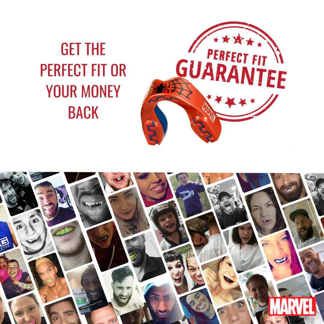 Safejawz Marvel Junior Mouth Guards - Spider-Man