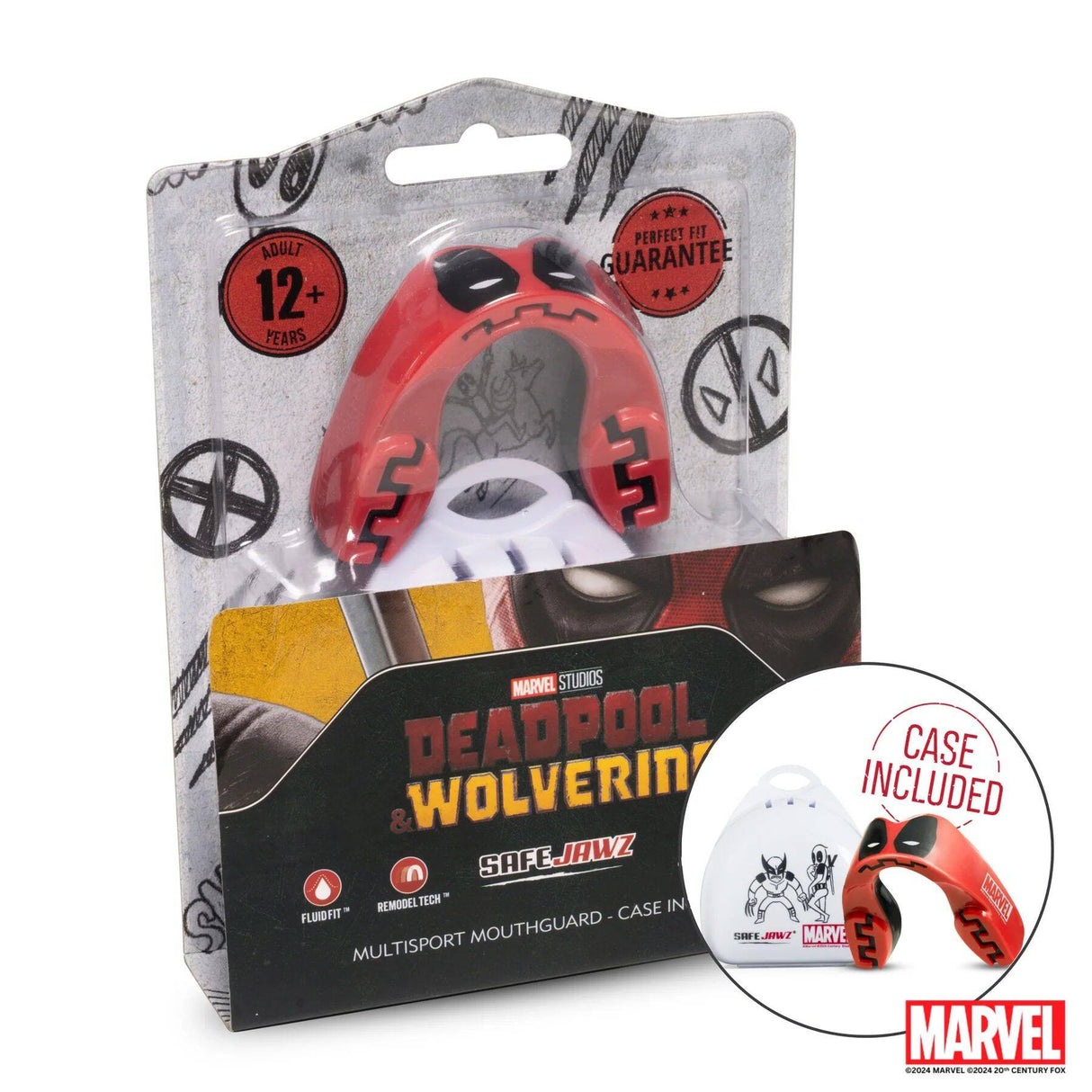 Safejawz Marvel Mouth Guards - Deadpool