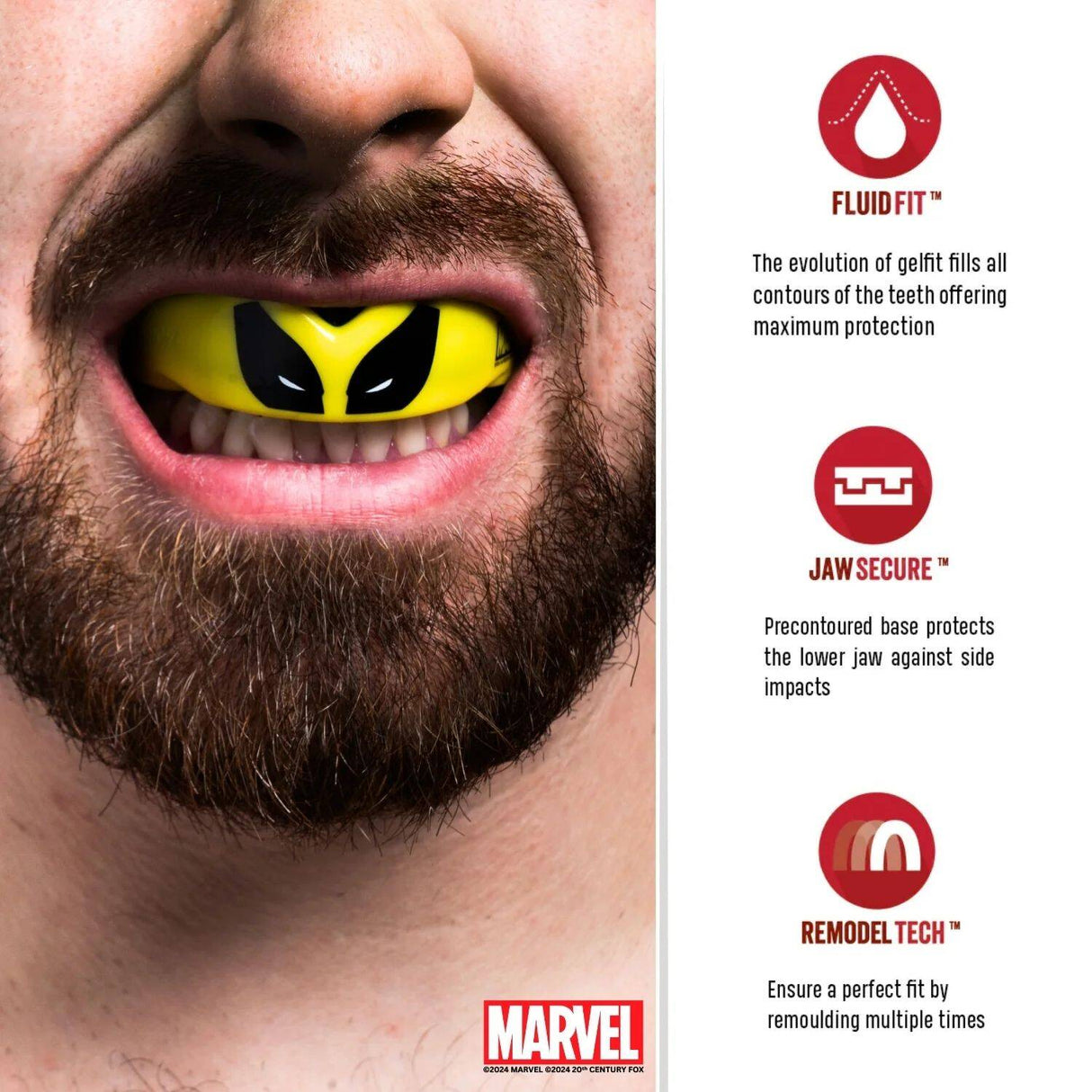 Safejawz Marvel Mouth Guards - Wolverine