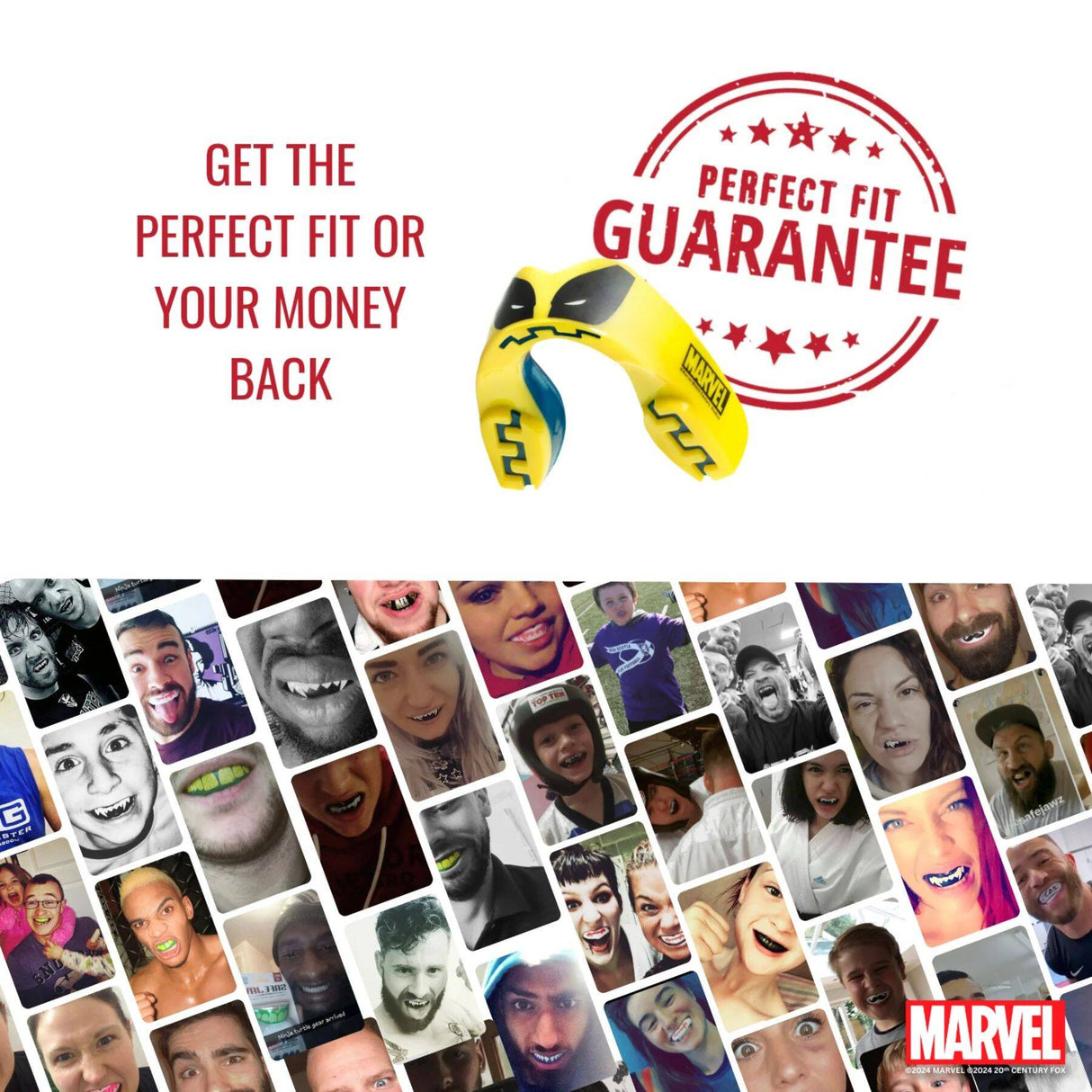 Safejawz Marvel Mouth Guards - Wolverine