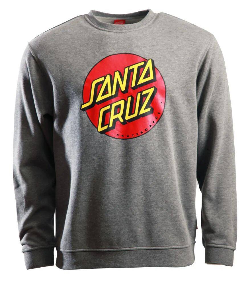 Santa Cruz Classic Dot Crewneck - Dark Heather