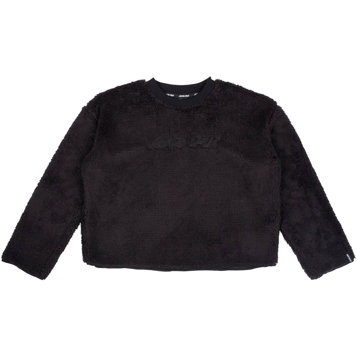 Santa Cruz Teddy Womens Crewneck - Black Womens 14