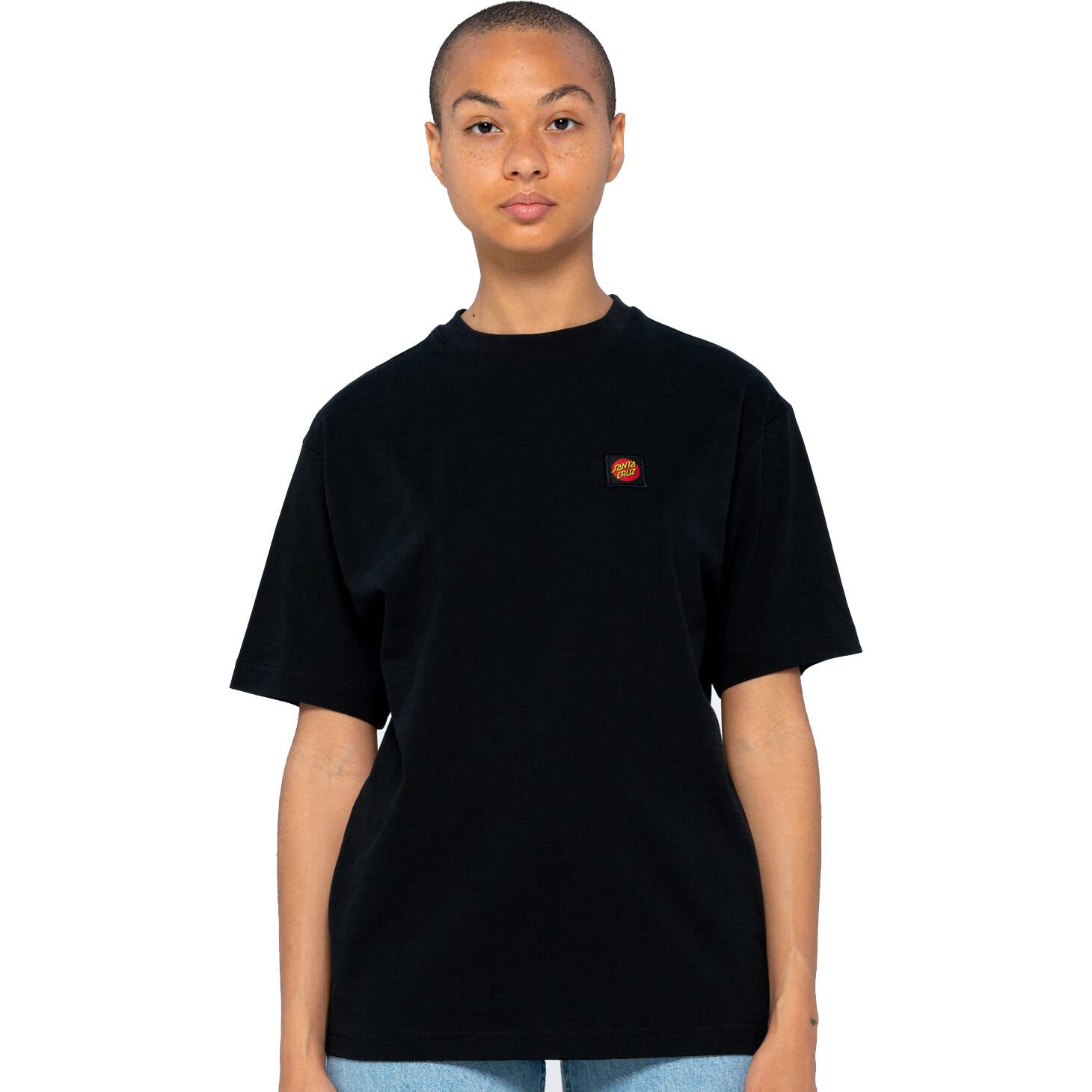 Santa Cruz Classic Label T Shirt - Black