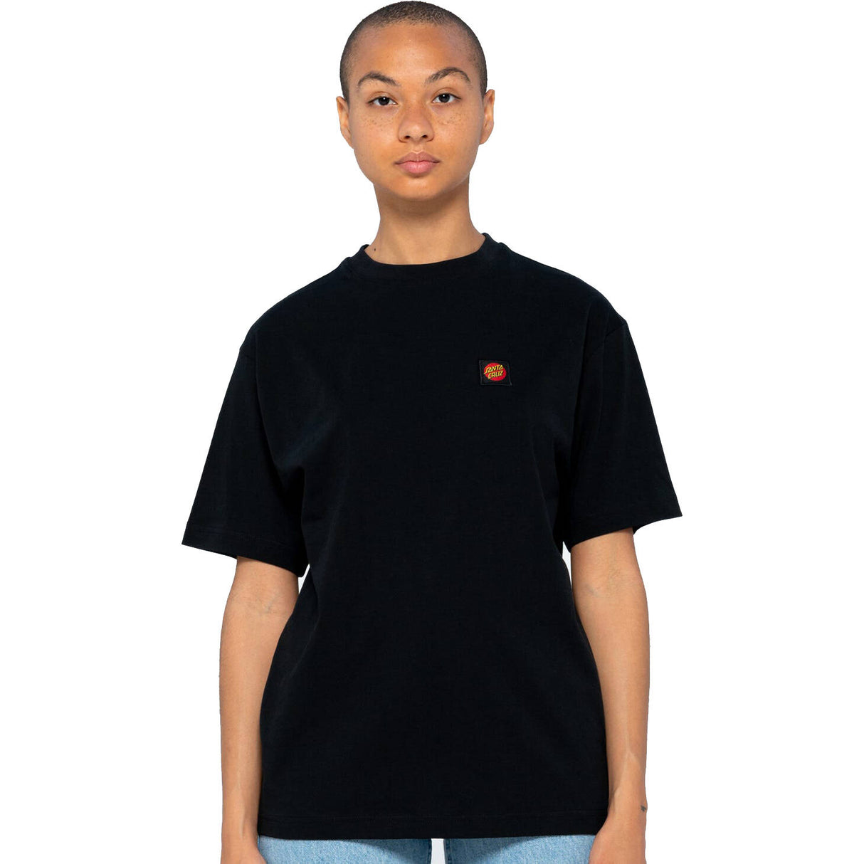 Santa Cruz Classic Label T Shirt - Black