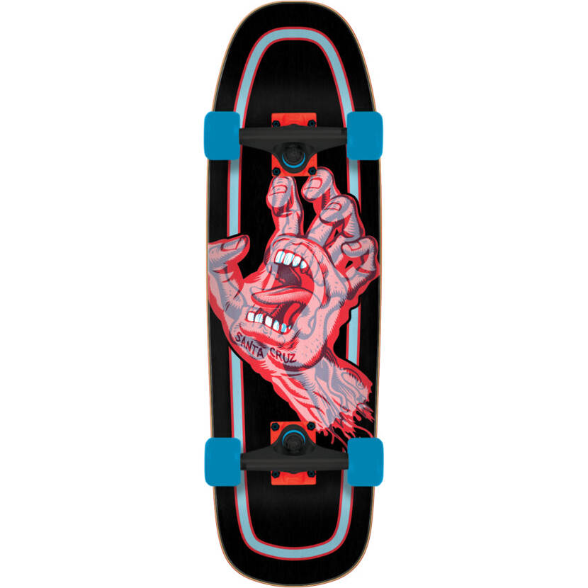 Santa Cruz Decoder Hand Cruiser Complete Longboard - Black 32.26"