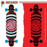 Santa Cruz Decoder Roskopp Drop Thru Complete Longboard - Multi 37.5"