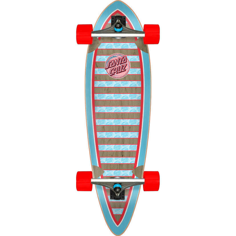 Santa Cruz Decoder Wave Pintail Complete Longboard - Multi 33"