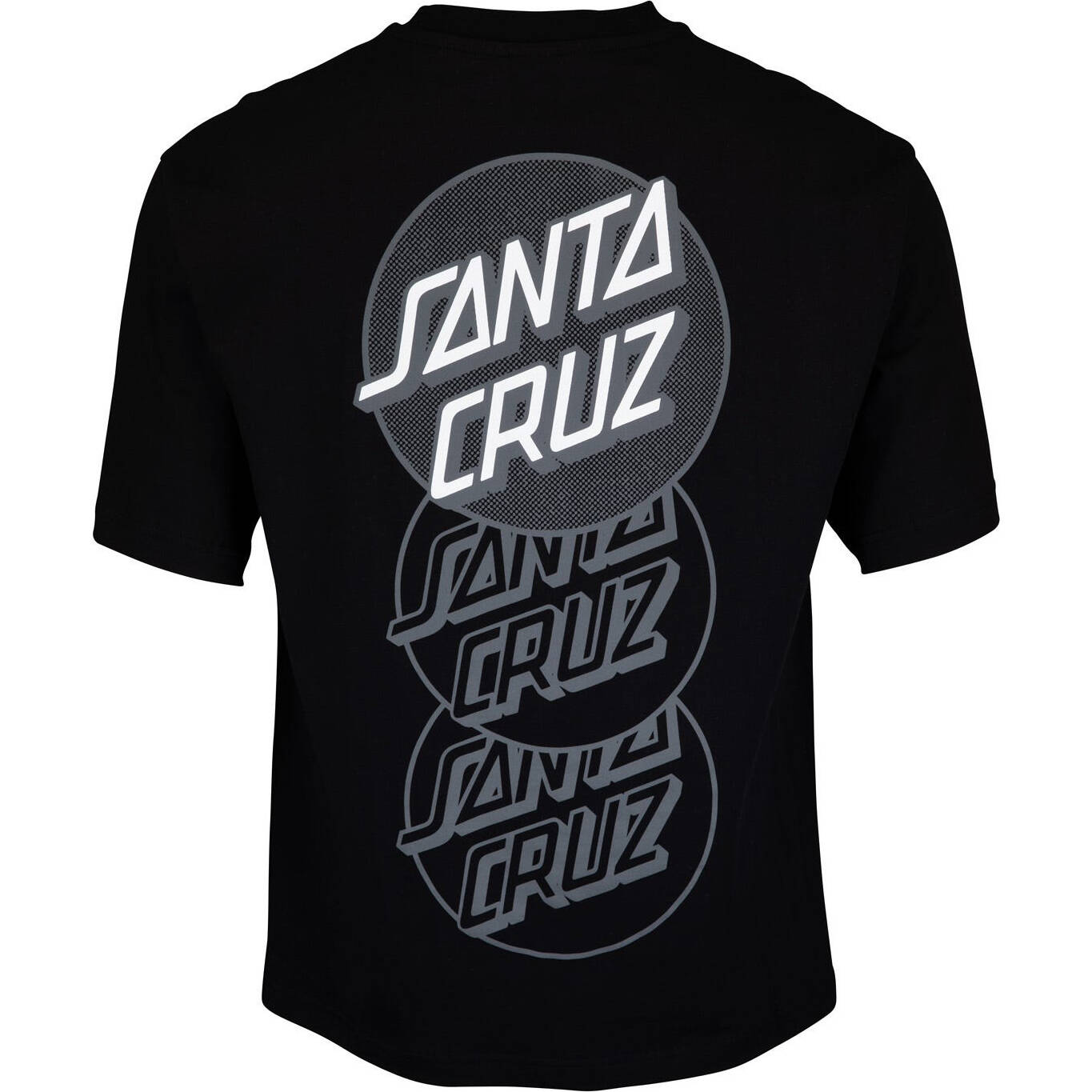 Santa Cruz Descend Dot T Shirt - Black