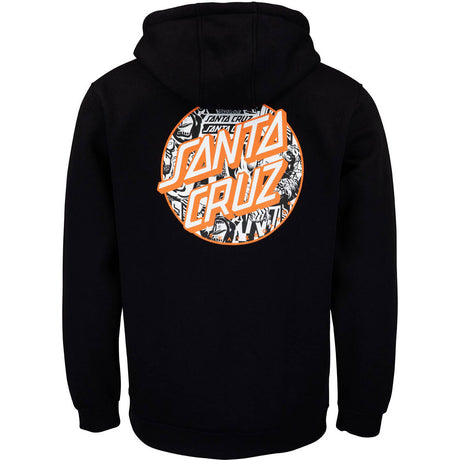 Santa Cruz Flier Dot Hoodie - Black