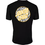 Santa Cruz Flier Dot T Shirt - Black
