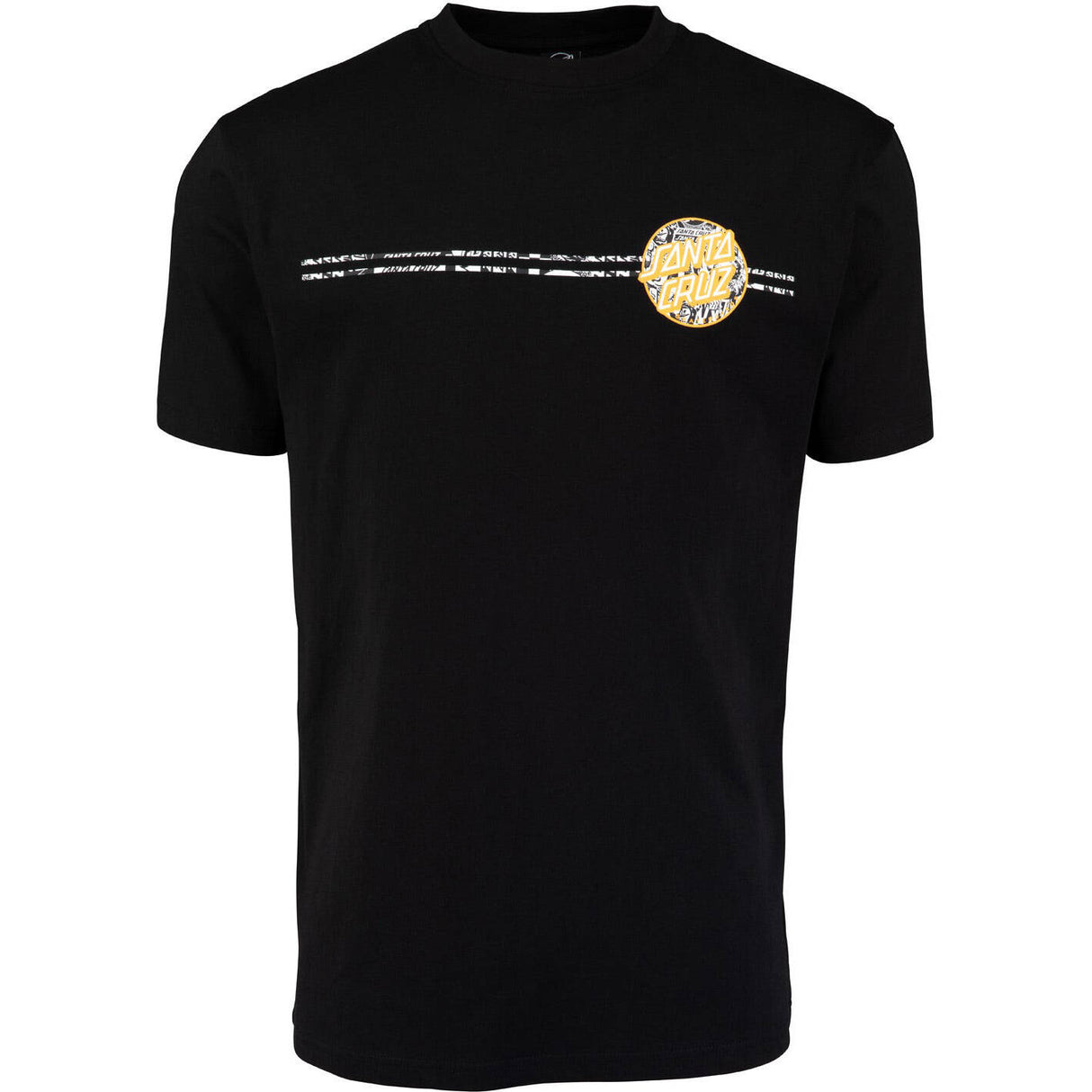 Santa Cruz Flier Dot T Shirt - Black