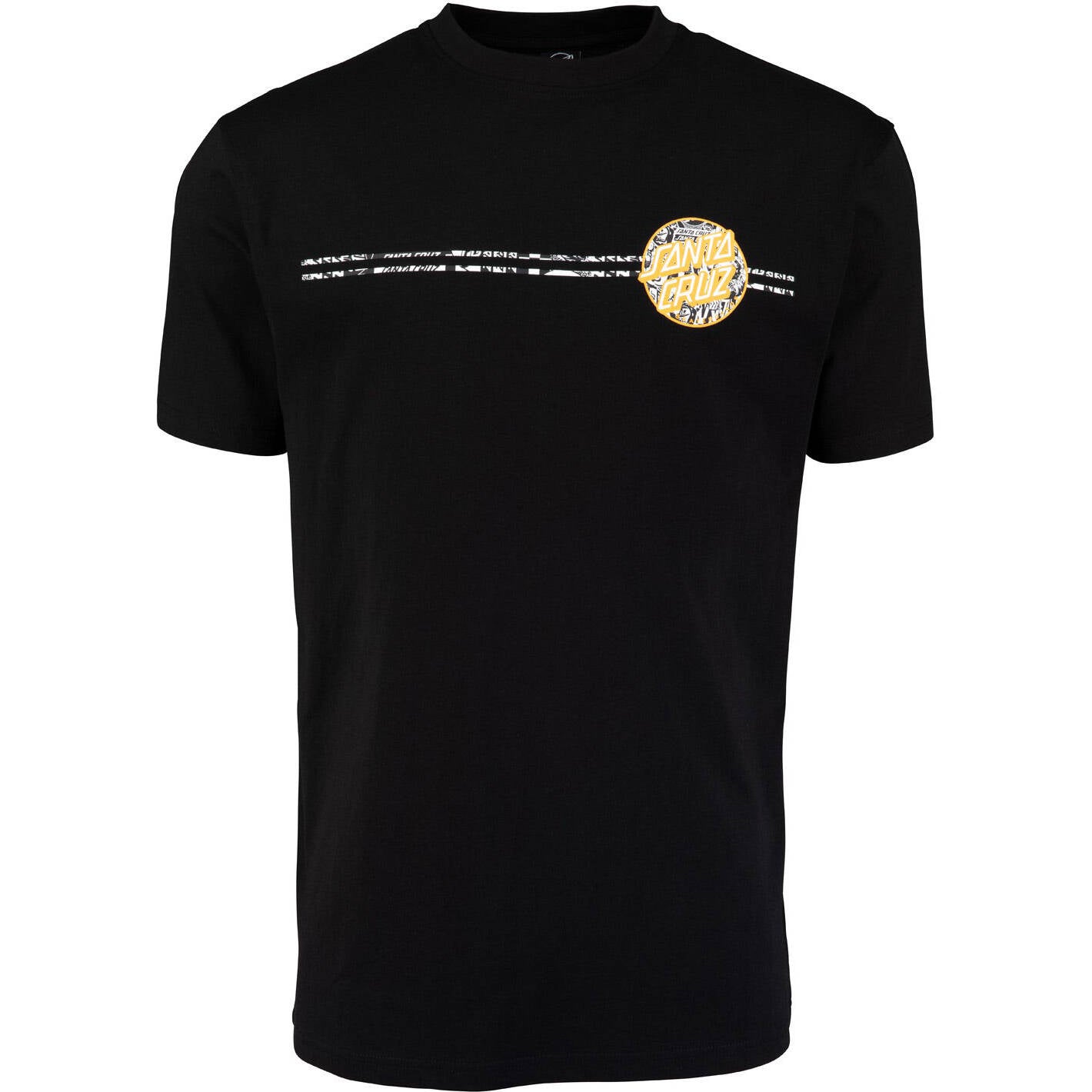 Santa Cruz Flier Dot T Shirt - Black
