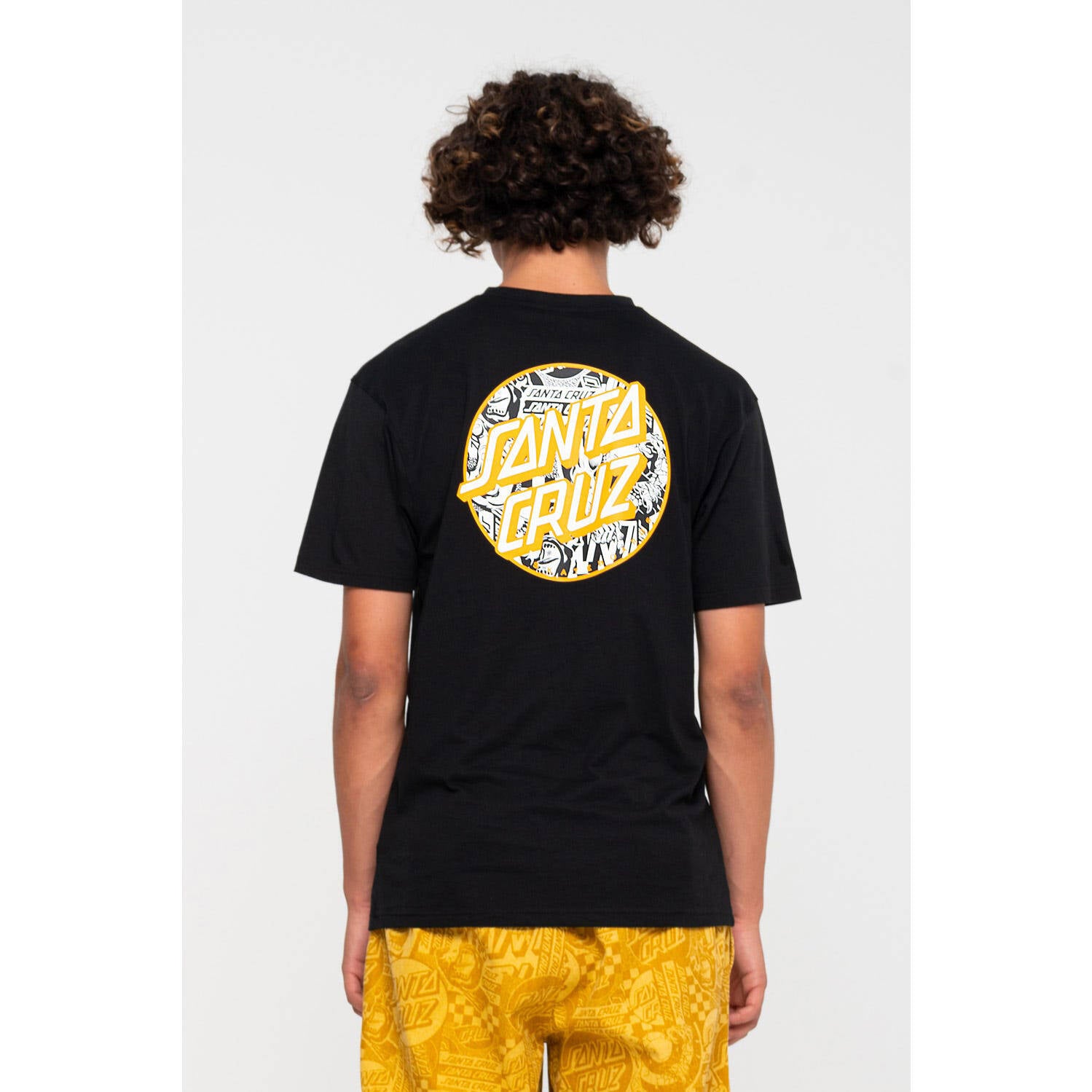 Santa Cruz Flier Dot T Shirt - Black