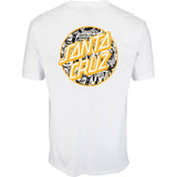 Santa Cruz Flier Dot T Shirt - White