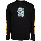Santa Cruz Flier Hand Longsleeve T Shirt - Black