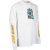 Santa Cruz Flier Hand Longsleeve T Shirt - White