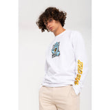 Santa Cruz Flier Hand Longsleeve T Shirt - White