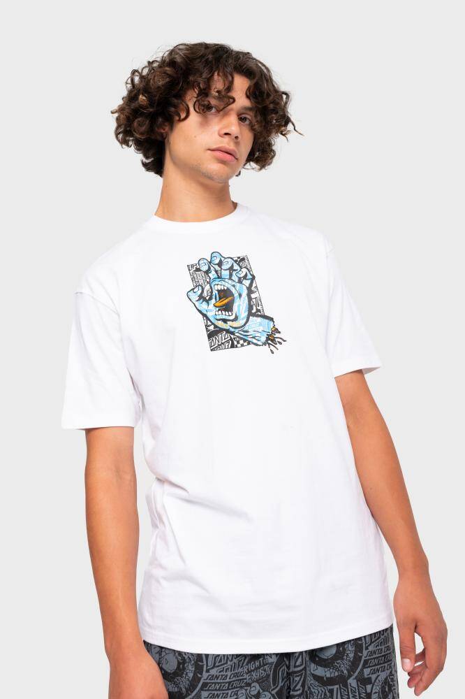 Santa Cruz Flier Hand T Shirt - White