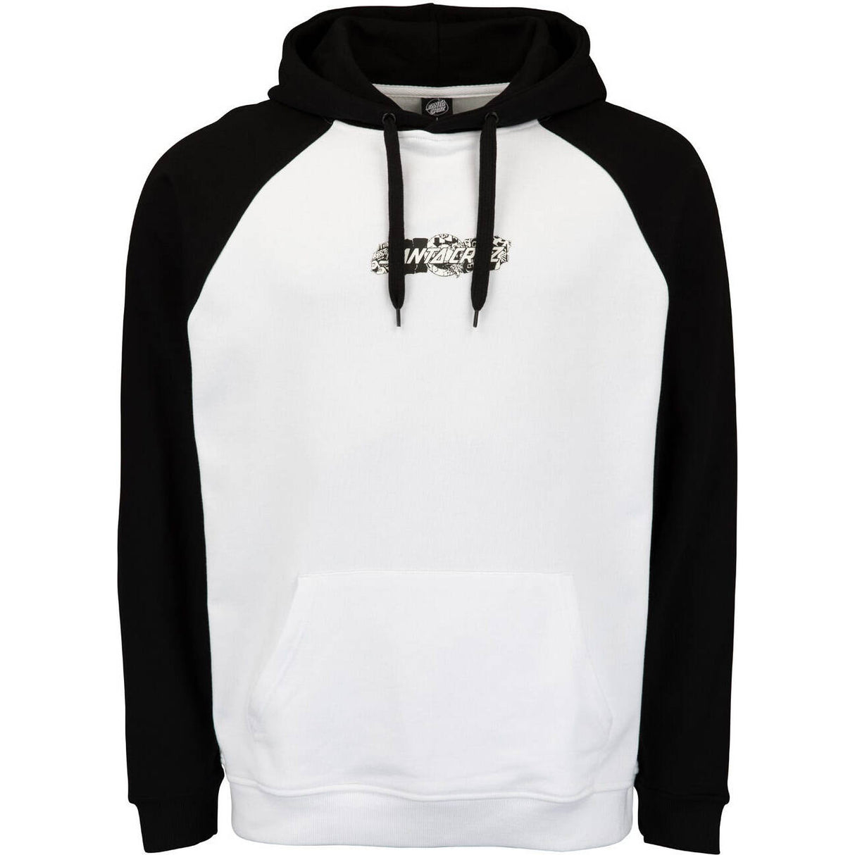Santa Cruz Flier Strip Hoodie - Black/White