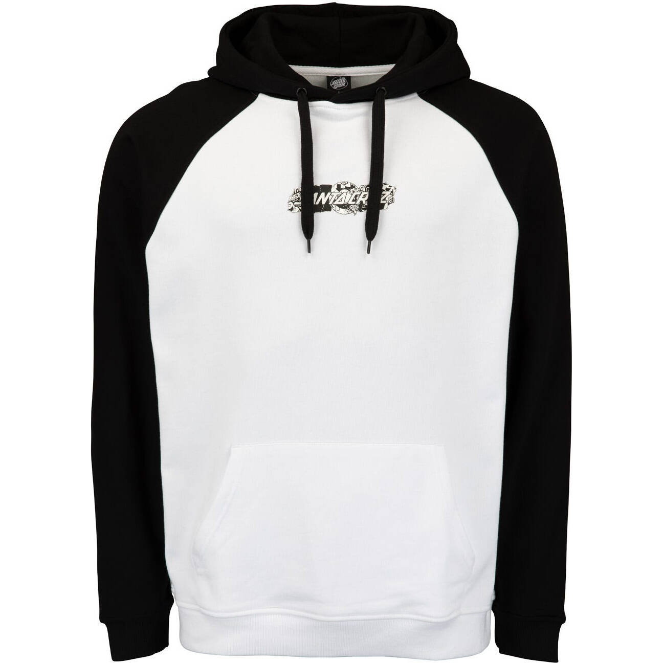 Santa Cruz Flier Strip Hoodie - Black/White