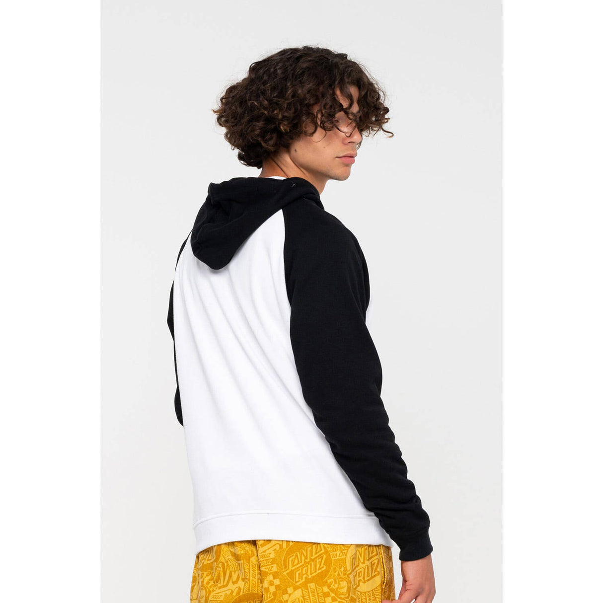 Santa Cruz Flier Strip Hoodie - Black/White