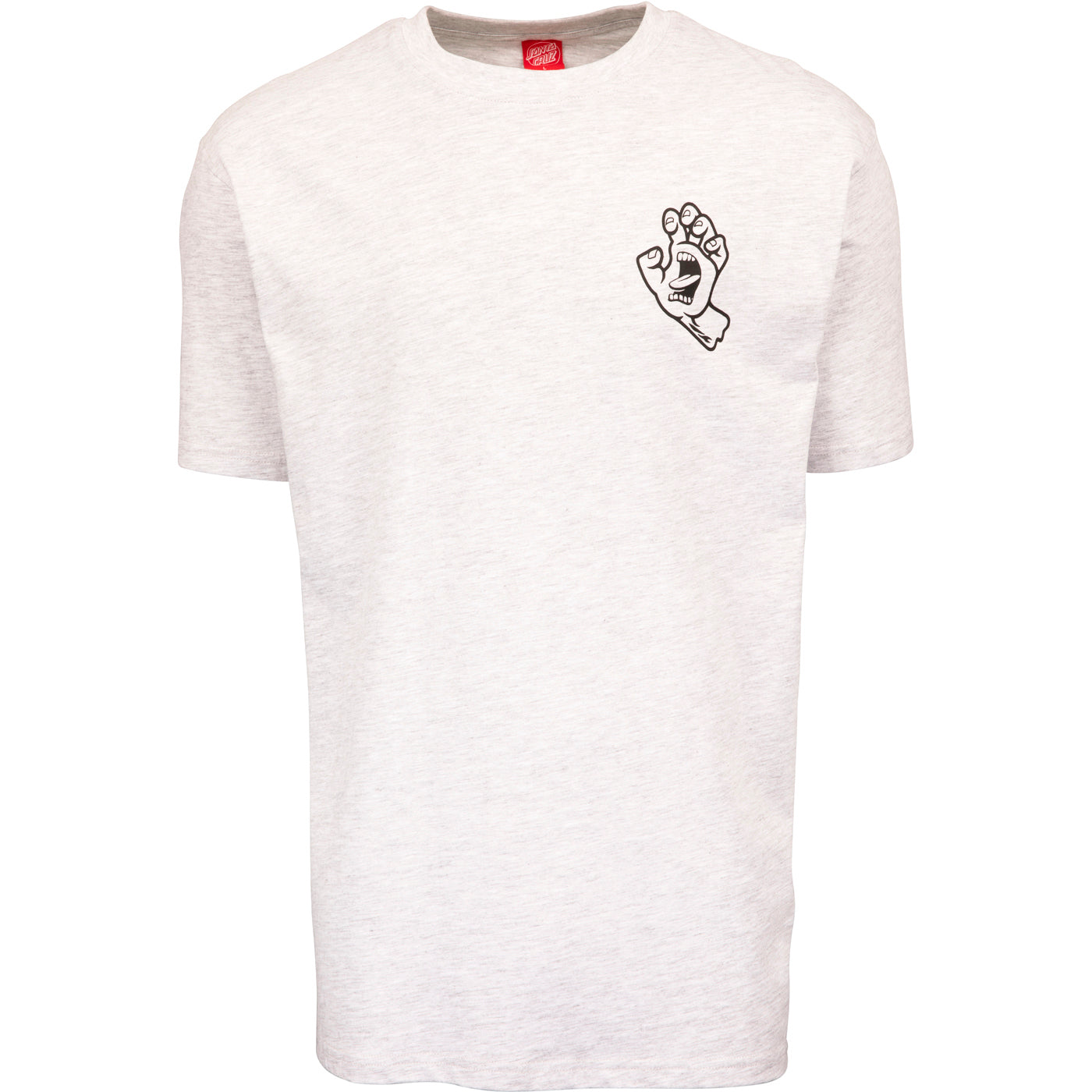 Santa Cruz Screaming Hand Fusion T Shirt - Athletic Heather