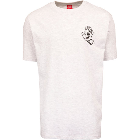 Santa Cruz Screaming Hand Fusion T Shirt - Athletic Heather