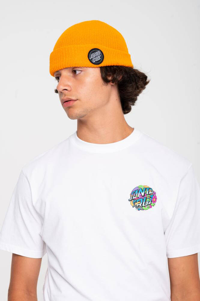 Santa Cruz Outline Dot Beanie - Orange