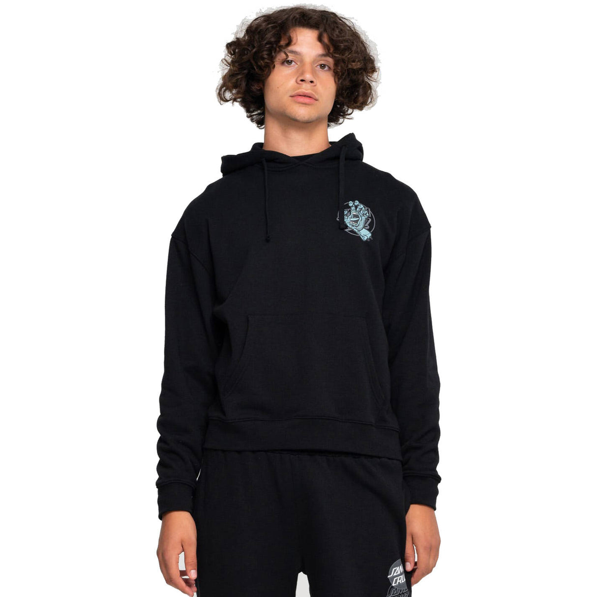 Santa Cruz Opus Hand Overlay Hoodie - Black