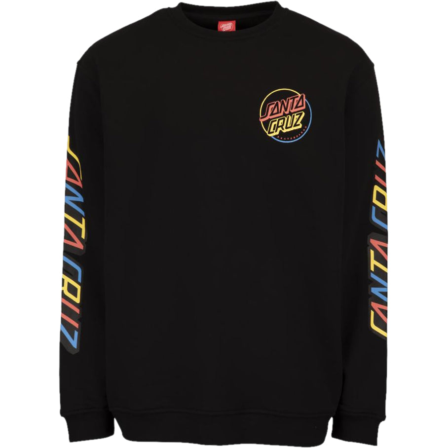 Santa Cruz Opus In Colour Crew - Black