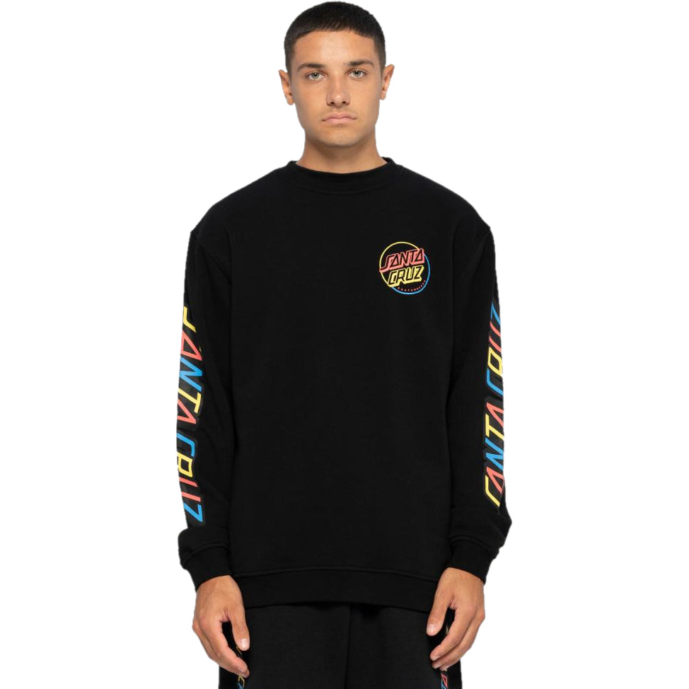 Santa Cruz Opus In Colour Crew - Black