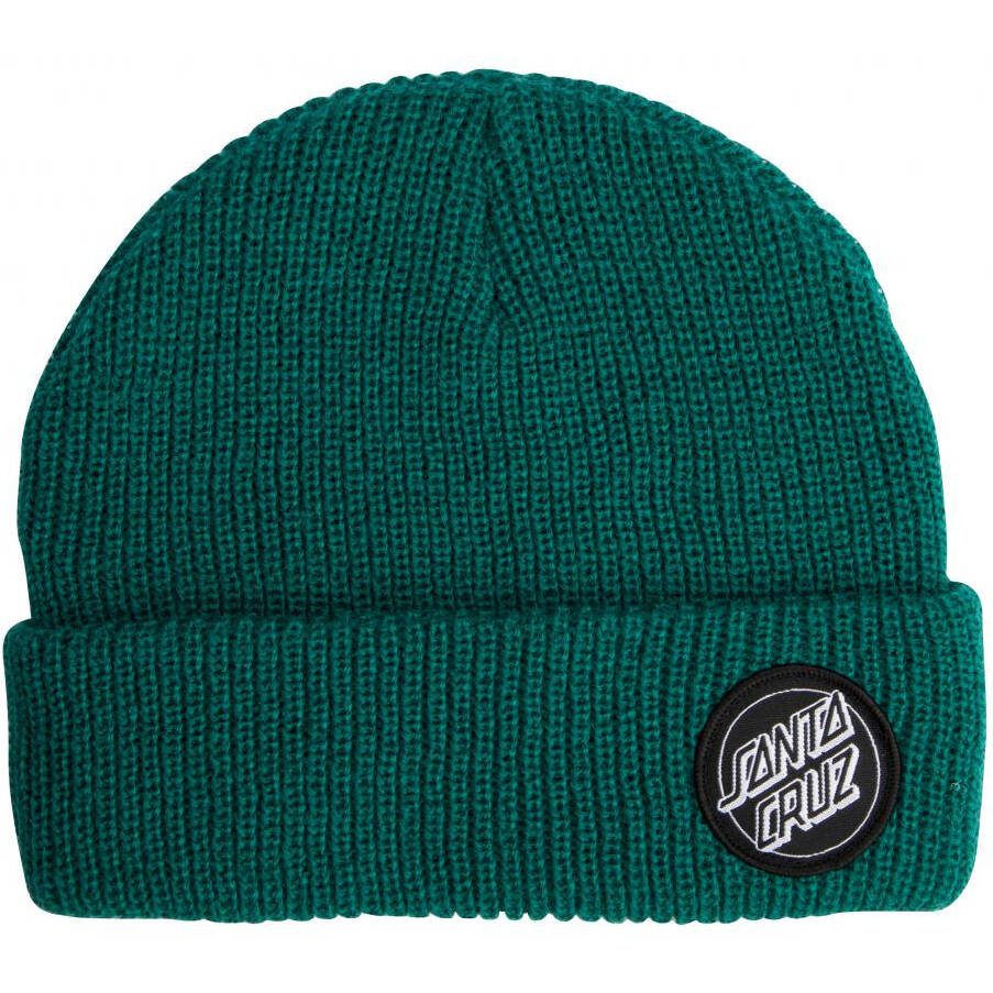 Santa Cruz Outline Dot Beanie - Ivy Green