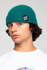 Santa Cruz Outline Dot Beanie - Ivy Green