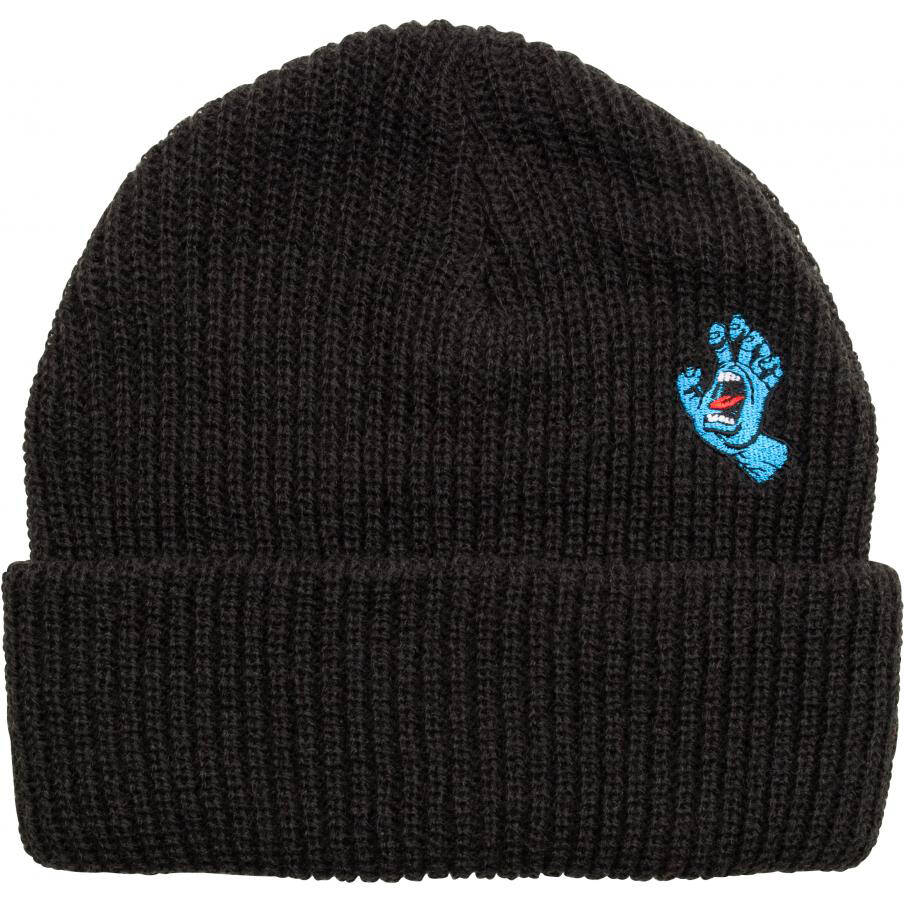 Santa Cruz Screaming Mini Hand Beanie - Black