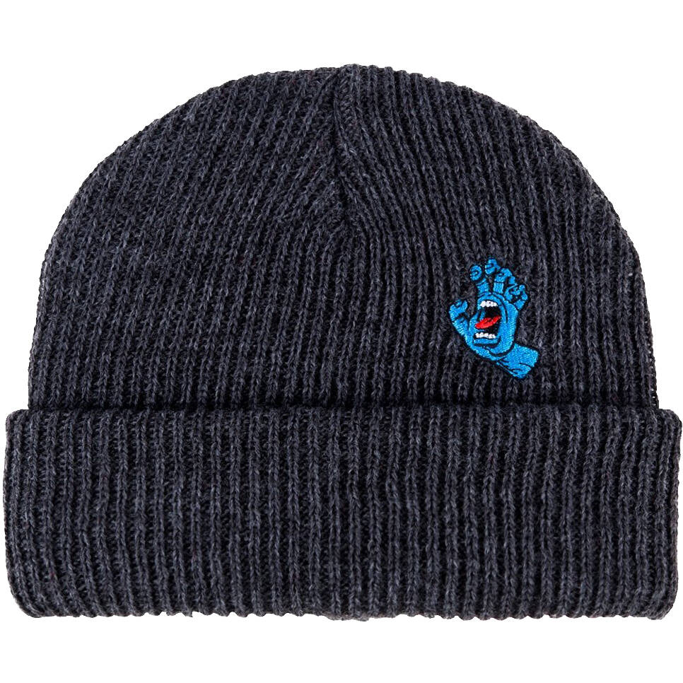 Santa Cruz Screaming Mini Hand Beanie - Dark Heather