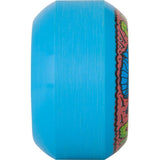 Santa Cruz Slime Balls Flea Balls 99a Skateboard Wheels - Blue 53mm