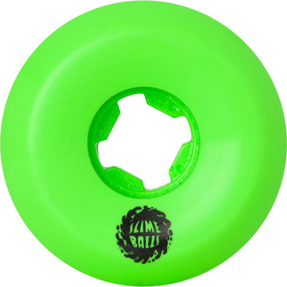 Santa Cruz Slime Balls Flea Balls 99a Skateboard Wheels - Green 56mm