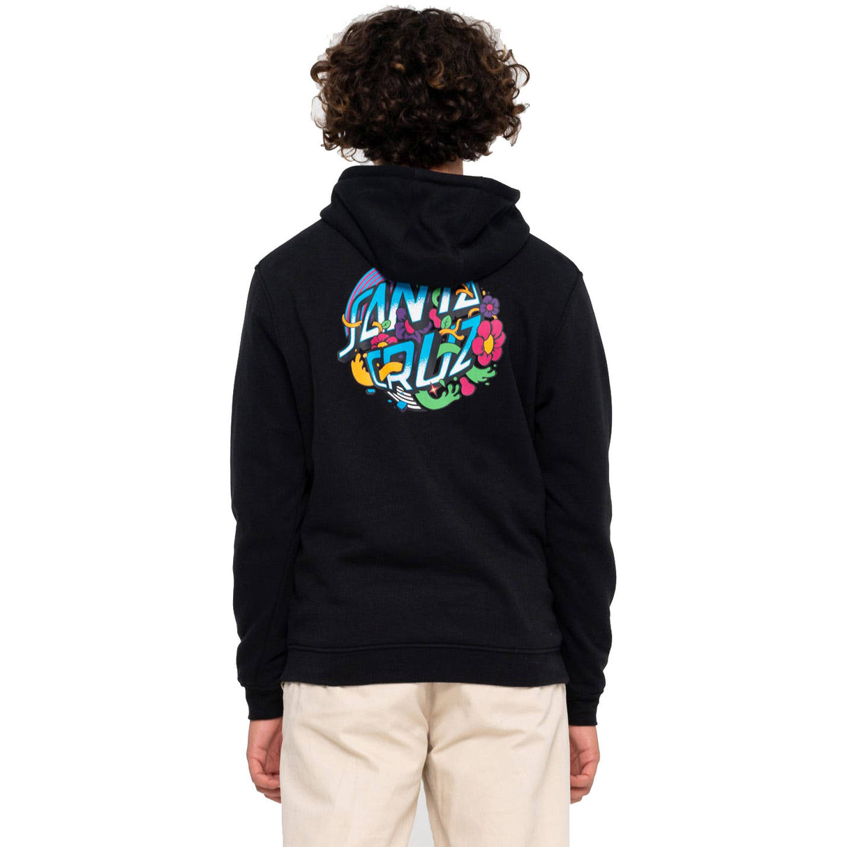 Santa Cruz Strange Dot Hoodie - Black
