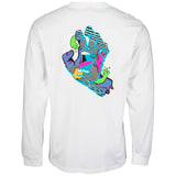 Santa Cruz Strange Hand Long Sleeve T Shirt - White