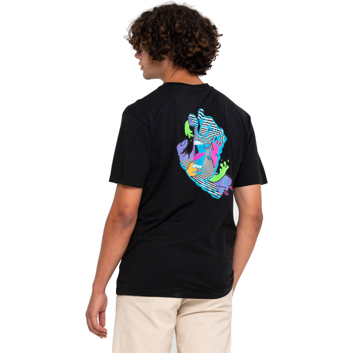Santa Cruz Strange Hand T Shirt - Black