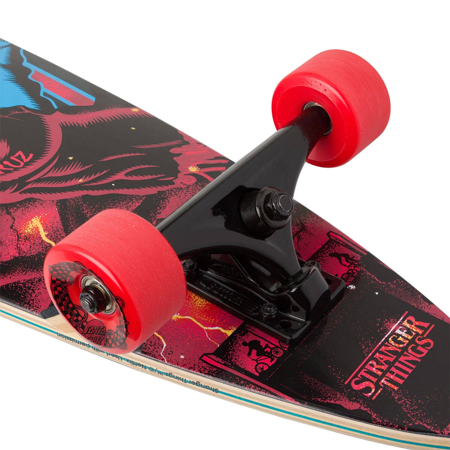 Santa Cruz x Stranger Things Screaming Hand Complete Cruzer Skateboard - 33"