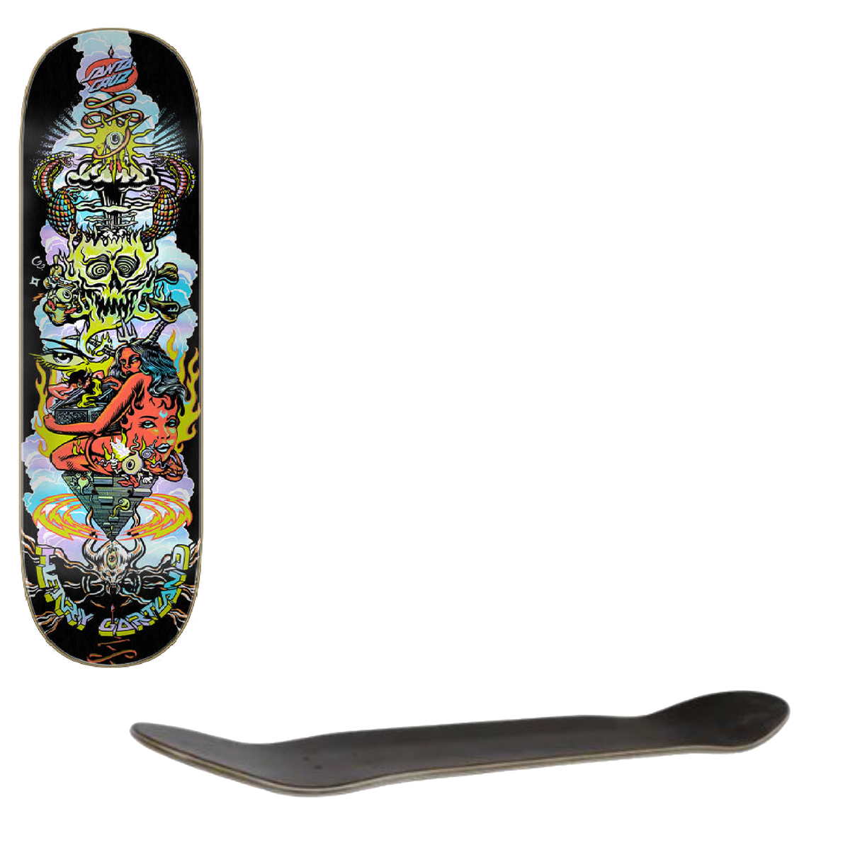 Santa Cruz VX Gartland Sweet Dreams Skateboard Deck - Multi 8"