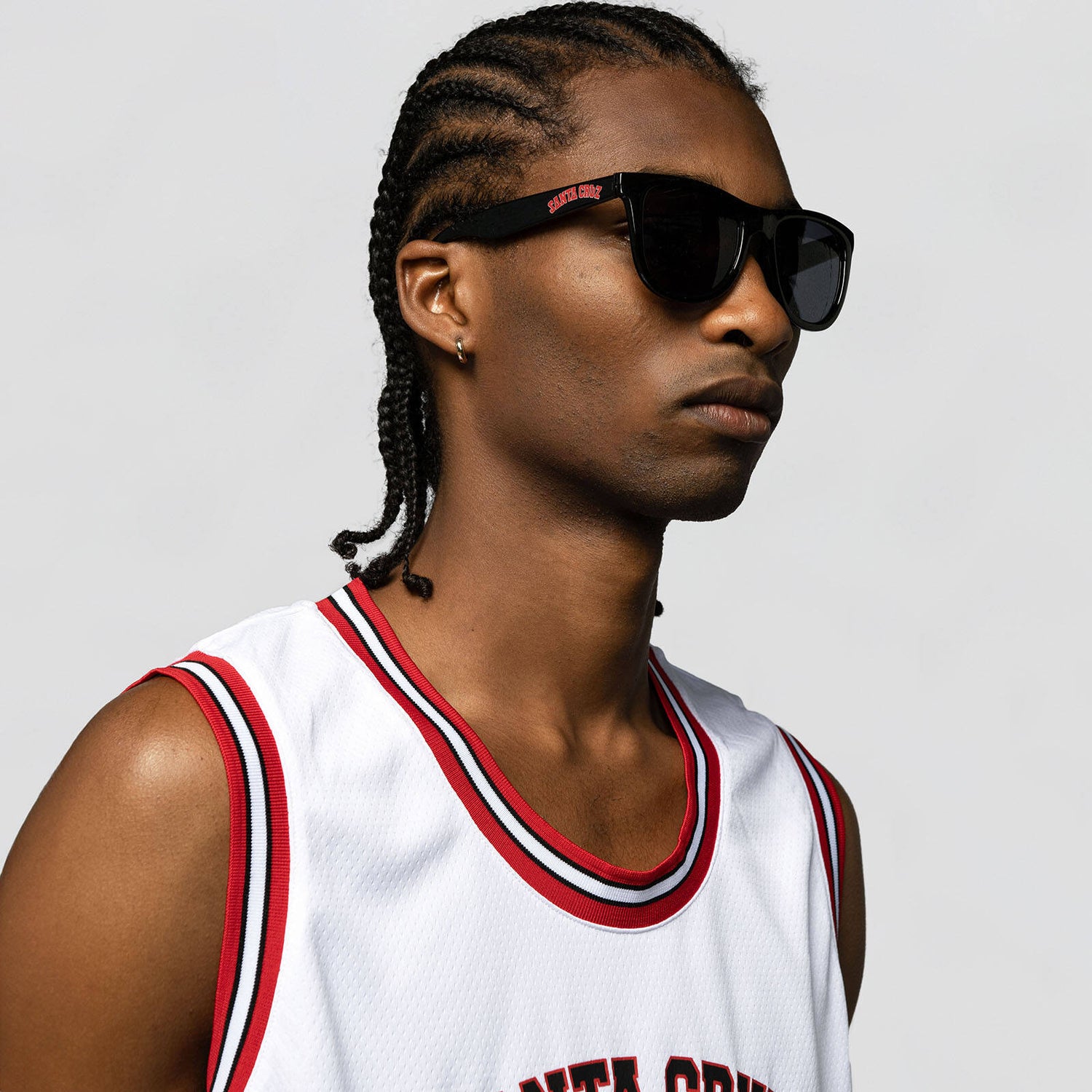 Santa Cruz Collegiate Strip Sunglasses - Black