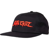 Santa Cruz Dungeon Strip Snapback - Black