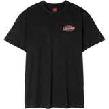 Santa Cruz Global Flame Dot T Shirt - Black