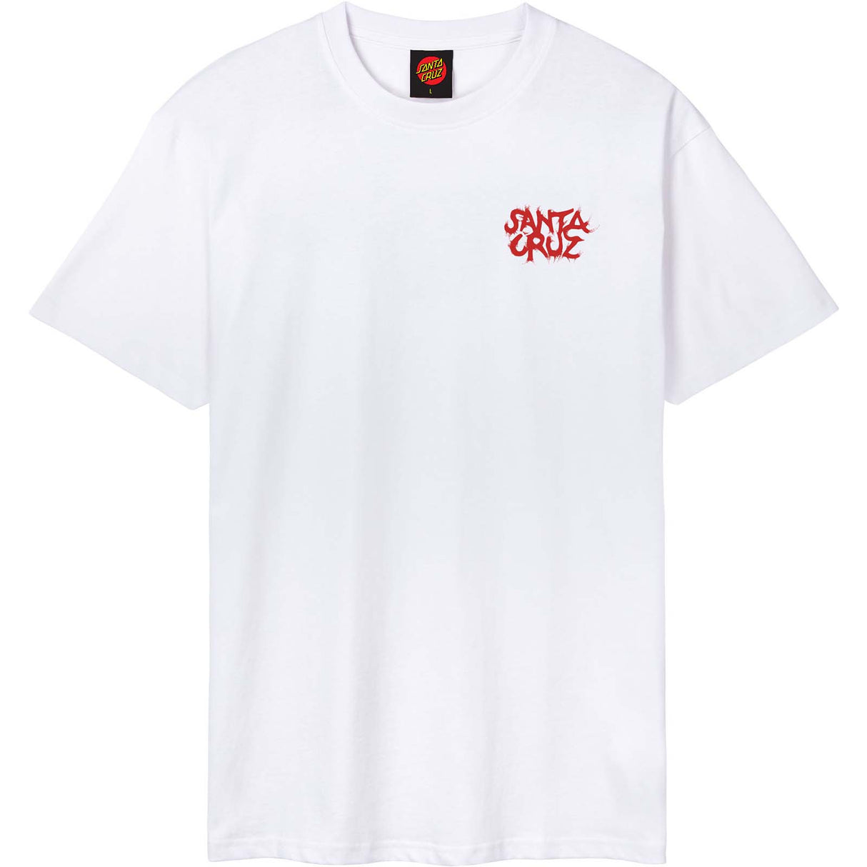 Santa Cruz Knox Firepit Dot T Shirt - White