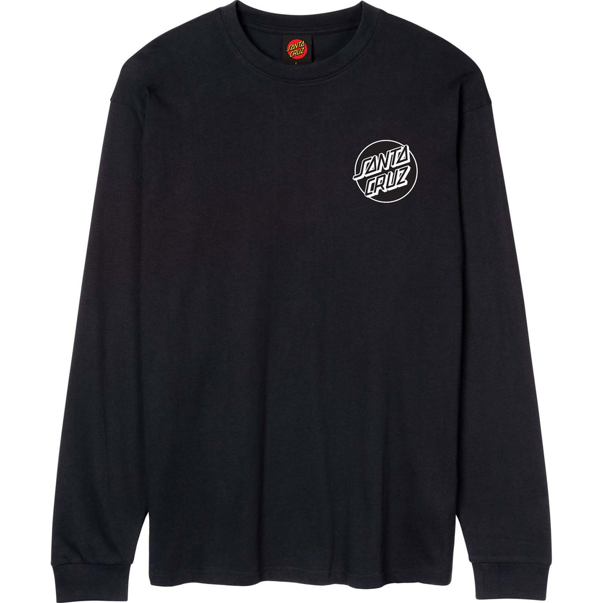 Santa Cruz Long Sleeve O’Brien Purgatory T Shirt - Black