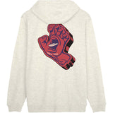 Santa Cruz Screaming Foam Hand Hoodie - Athletic Heather